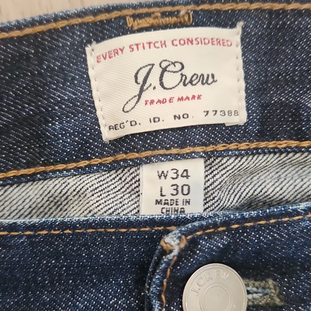 J. Crew Men's Dark Blue Slim Jeans Style 484
